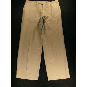 PERRY ELLIS Mens Tan Straight Leg Slacks Pants TAG: 36 x 30 Zipper Fly